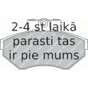 Bremžu uzliku kompl., Disku bremzes FERODO FDB1312