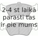 Bremžu uzliku kompl., Disku bremzes FERODO FDB1321