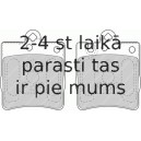 Bremžu uzliku kompl., Disku bremzes FERODO FDB1322