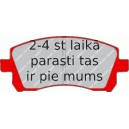 Bremžu uzliku kompl., Disku bremzes FERODO FDB1327