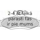 Bremžu uzliku kompl., Disku bremzes FERODO FDB1336