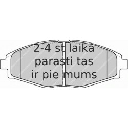 Bremžu uzliku kompl., Disku bremzes FERODO FDB1337