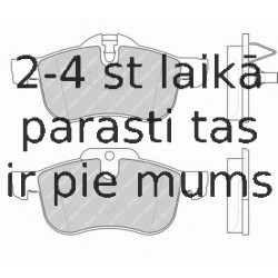 Bremžu uzliku kompl., Disku bremzes FERODO FDB1355