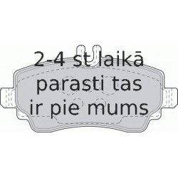 Bremžu uzliku kompl., Disku bremzes FERODO FDB1356