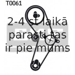 Zobsiksnas komplekts SKF VKMA 06000