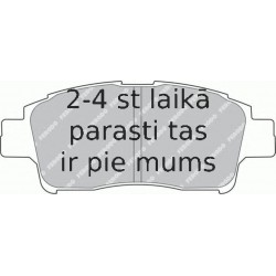 Bremžu uzliku kompl., Disku bremzes FERODO FDB1368