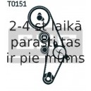 Zobsiksnas komplekts SKF VKMA 01018