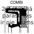 Vārpstas blīvgredzens, Sadales kārba CORTECO 01033861B