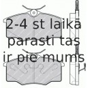 Bremžu uzliku kompl., Disku bremzes FERODO FDB1385