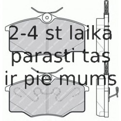 Bremžu uzliku kompl., Disku bremzes FERODO FDB1385