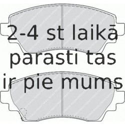 Bremžu uzliku kompl., Disku bremzes FERODO FDB1391