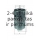 Degvielas filtrs MAHLE ORIGINAL KC 196