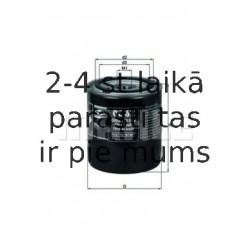 Eļļas filtrs MAHLE ORIGINAL OC 62