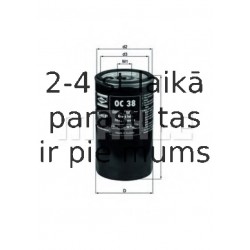 Eļļas filtrs MAHLE ORIGINAL OC 38