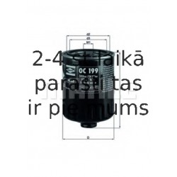 Eļļas filtrs MAHLE ORIGINAL OC 199