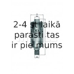 Degvielas filtrs MAHLE ORIGINAL KL 6