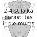 Bremžu uzliku kompl., Disku bremzes FERODO FDB1407