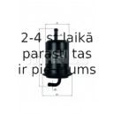 Degvielas filtrs MAHLE ORIGINAL KL 523
