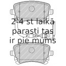 Bremžu uzliku kompl., Disku bremzes FERODO FDB1408