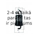 Degvielas filtrs MAHLE ORIGINAL KL 487