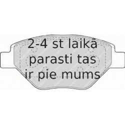 Bremžu uzliku kompl., Disku bremzes FERODO FDB1409