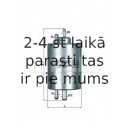 Degvielas filtrs MAHLE ORIGINAL KL 254