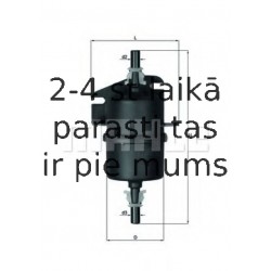 Топливный фильтр MAHLE ORIGINAL KL 238