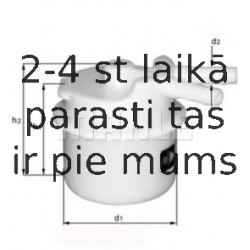 Degvielas filtrs MAHLE ORIGINAL KL 138