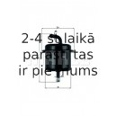 Degvielas filtrs MAHLE ORIGINAL KL 136