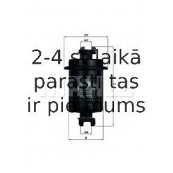 Degvielas filtrs MAHLE ORIGINAL KL 123