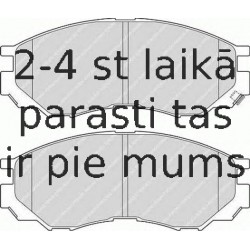 Bremžu uzliku kompl., Disku bremzes FERODO FDB1422