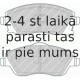 Bremžu uzliku kompl., Disku bremzes FERODO FDB1424