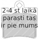 Bremžu uzliku kompl., Disku bremzes FERODO FDB1427