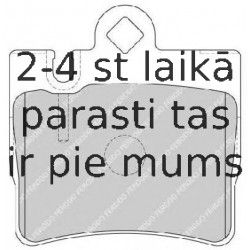 Bremžu uzliku kompl., Disku bremzes FERODO FDB1427