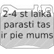Bremžu uzliku kompl., Disku bremzes FERODO FDB143