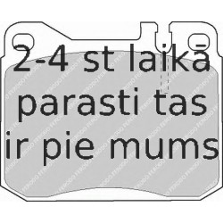 Bremžu uzliku kompl., Disku bremzes FERODO FDB143