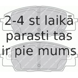 Bremžu uzliku kompl., Disku bremzes FERODO FDB1444