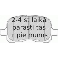 Bremžu uzliku kompl., Disku bremzes FERODO FDB1458