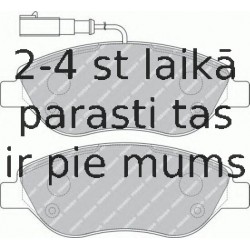 Bremžu uzliku kompl., Disku bremzes FERODO FDB1468