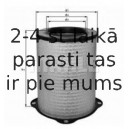 Воздушный фильтр MAHLE ORIGINAL LX 1280