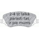 Bremžu uzliku kompl., Disku bremzes FERODO FDB1470