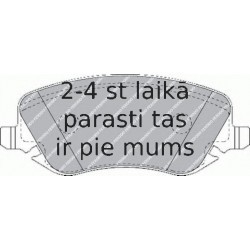 Bremžu uzliku kompl., Disku bremzes FERODO FDB1470