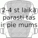 Bremžu uzliku kompl., Disku bremzes FERODO FDB1472