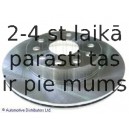 Тормозной диск BLUE PRINT ADT34372