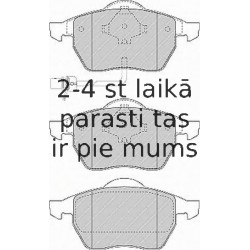 Bremžu uzliku kompl., Disku bremzes FERODO FDB1496