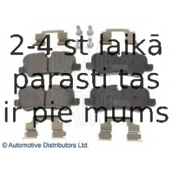 Комплект тормозных колодок, дисковый тормоз BLUE PRINT ADJ134205