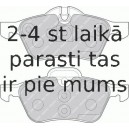 Bremžu uzliku kompl., Disku bremzes FERODO FDB1499