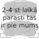 Bremžu uzliku kompl., Disku bremzes FERODO FDB1501