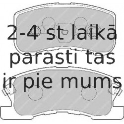 Bremžu uzliku kompl., Disku bremzes FERODO FDB1501