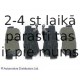 Комплект тормозных колодок, дисковый тормоз BLUE PRINT ADG04249